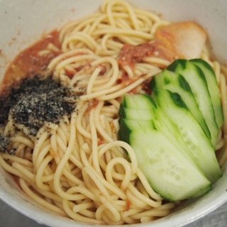 混ぜ麺の冷凍トマト汁